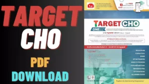 Target CHO Nursing Book Free PDF Download