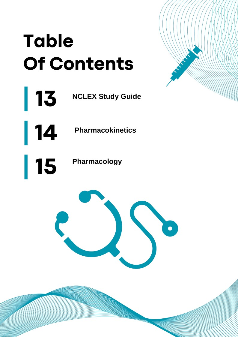 Completed Study Guide For Nursing