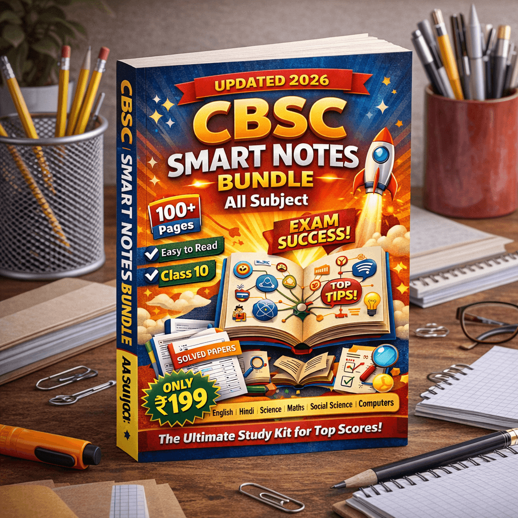 CBSC Smart Notes Bundle All Subject [Class- 10] - FreeBookPDF